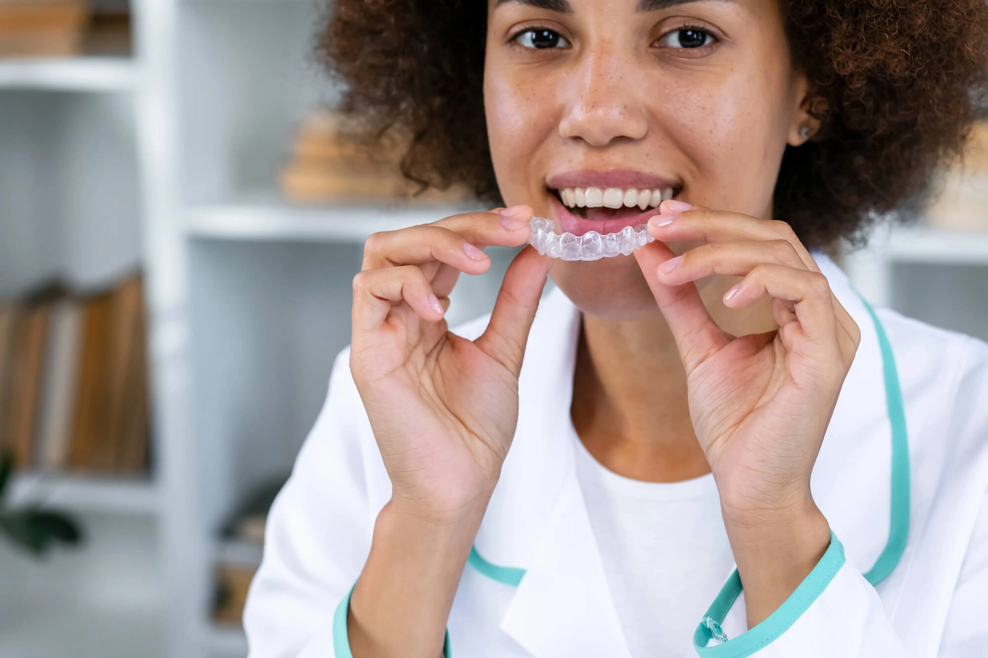 orthodontist boca raton wearing invisalign