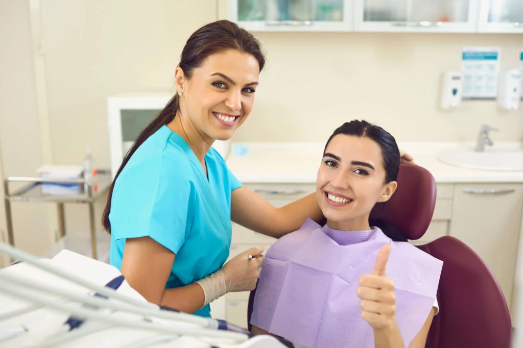 Smiling with emergency dentist boca raton