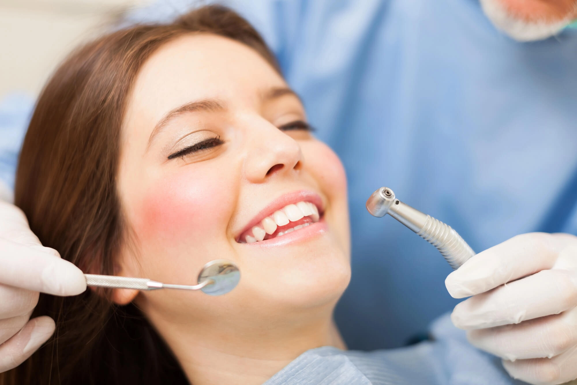 Clean teeth after dental cleaning boca raton